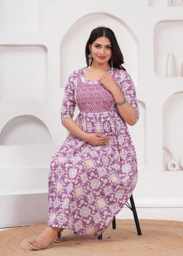 Image of Women's Maternity Kurti for Feeding Zippers |Easy Breastfeeding Kurti for Nursing Pre and Post Pregnancy (Combo of 2 Kurti)