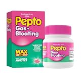 Pepto Gas + Bloating, Simethicone 250 mg Softgels, 50 Count, Gas Relief for Adults, Anti Gas and Bloating, Gas Relief Maximum Strength