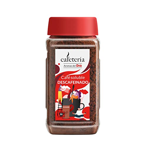 DIA CAFETERÍA café soluble descafeinado frasco 100 gr