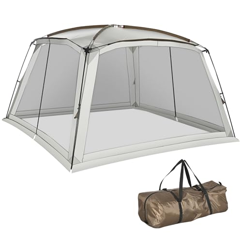 Carpa de Camping Grande 12x12 con Mallas y 2 Puertas miniatura 1