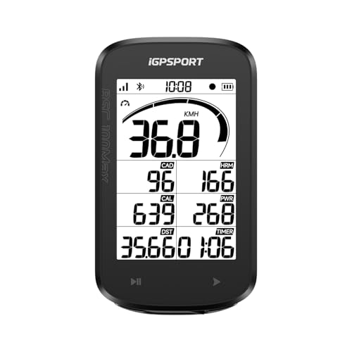 iGPSPORT BSC100MAX GPS Bicicleta, Pantalla 3' Grande, Inicio/Pausa Automático, 40h Autonomía, Datos Personalizables, Impermeable IPX7