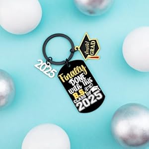 Class of 2025 graduation decorations college graduation gifts for him her women senior 2025 keychain for daughter son phd high school graduation decorations masters degree preschool  urban country home decor