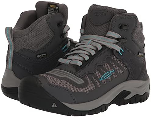 KEEN Utility Women's Reno Mid Height Soft Toe Flexible Waterproof Athletic Work Shoes, Magnet/Ipanema, 7.5 | Image 6
