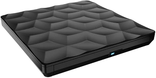Przenośny odtwarzacz DVD, Zewnętrzny odtwarzacz DVD B06 USB3.0 Type-C Nagrywarka CD i czytnik do laptopa stacjonarnego