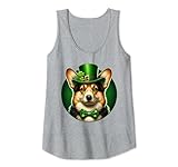 Photo Gallery donna divertente corgi dog st patricks day irlandese pet dogs amante canotta Photo Gallery donna divertente corgi dog st patricks day irlandese pet dogs amante canotta