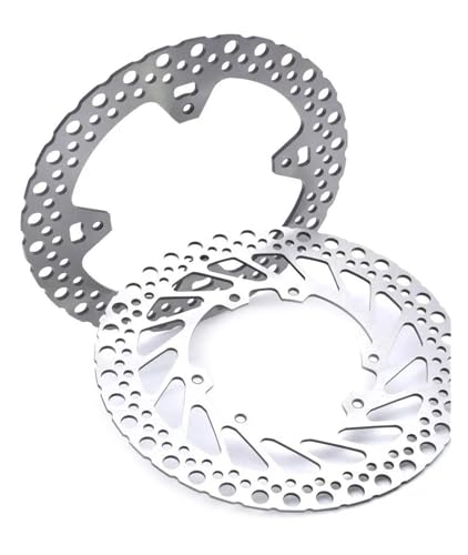 オートバイブレーキディスク 240mm フロント&リアブレーキディスクローター For CRF250R CRF450R CR125R CR250R 2002-2014、CRF250X CRF450X 2002-2017(Front and Rear)