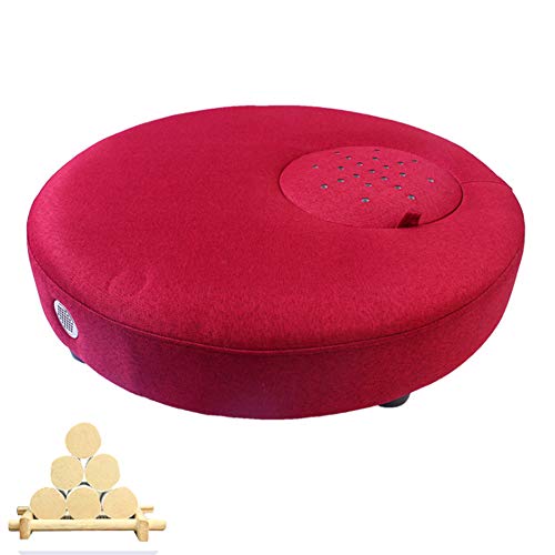 ZYJFP Tappetino per Massaggio alla moxibustione, bruciatore Multifunzionale feci Senza Fumo futon, Dolore Muscolare, può trasportare 180 kg, Rosso