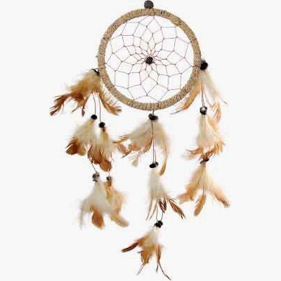 DreamCatcher~ DreamCatcher Feathers~ Approx 4.5" Diameter 12" long