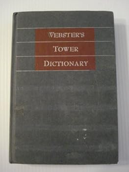 Hardcover Webster's Tower Dictionary Illustrated Book