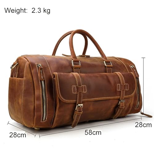 Handbags For Men Leather Travel Duffles Travelling Shoulder Laptop Bags Real Cow Skin Hand Luggage Bags2