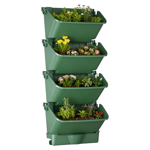 ZIAERKOR Self-Watering Wall-Mounted Planter Indoor/Outdoor Decor, Wall Planter Indoor Vertical