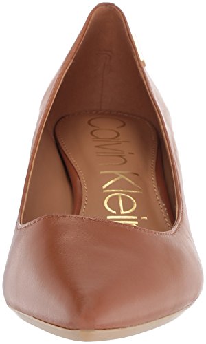 Calvin Klein Women's Gabrianna Pump, Cognac Cognac, 8.5 #TOP9