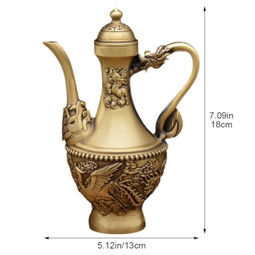 Théière antique style chinois Longfeng Chengxiang et ornement de cérémonie de thé - 6