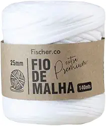 Fio de Malha Extra Premium Fischer 25mm x Rolo com 140m (06 OFF WHITE)