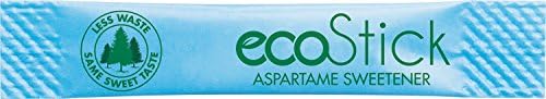 ecoStick Zero Calorie Sweetener Packets | Blue Aspartame | 2000 Count | Gluten Free