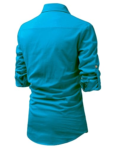 Image of Vida Loca Men Cotton Full Sleeve Casual Spread Collor Slim Fit Short Kurta for Men and Boys (Pack of 2)