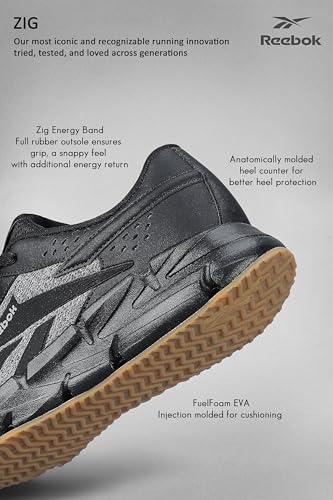 Image of Reebok Men's Running Shoes Lightweight Cushioned Sports Shoes for Men | Lightweight Gym Shoe for Men | Running, Jogging, Walking & Gym | Zig Ocenica Lite