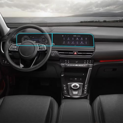 Protection verre trempé Kia Seltos 2024 écran d'infodivertissement premium