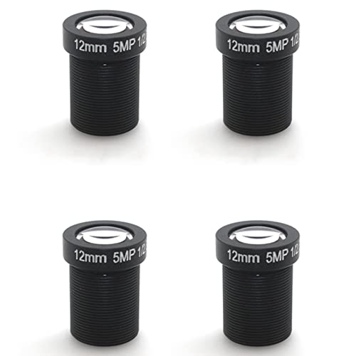 Lente de cámara CCTV de 12 mm y 5MP para solucionar videos borrosos HD