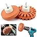 Decal Remover Eraser Wheel, Remove Car Decals, Adhesive Remover Slotted Rubber Wheel for Drill, Emblem, Sticker Glue Removal Tool for Cars, Boats, RVS