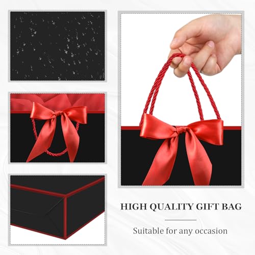 Image of JMANNI Gift Bags with Handles, 13 inch Medium Gift Bags with Tissue Paper