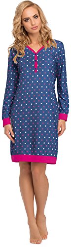 Cornette Camisón Vestido de Casa Mujer 654 2015 (Jeans, M)