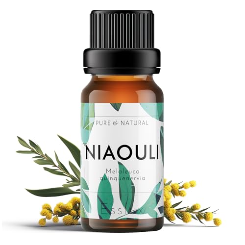 Image of Esslux Niaouli Essential Oil | 100% Pure Natural Oil for Skin, Hair & Aromatherapy (15ml) | Refreshing, Medicinal Scent Ideal for Diffusers, Massages, & DIY Projects