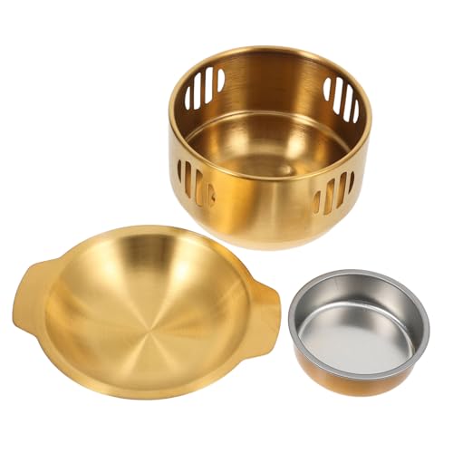 BESPORTBLE 1Set Cooking Pot for Camping and Outdoor Use Lightweight Stockpot with Stove Versatile Kitchenware for Restaurants and Picnics Durable and Portable Design