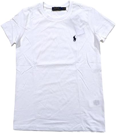 Polo Ralph Lauren Womens Crew Neck Jersey T-Shirt (L, Rl White)