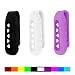 Colorful Replacement Clip Holder for Fitbit One Wireless Activity Plus Sleep Tracker (3PCS - ROYAL BLACK&WHITE&JEWEL PURPLE)