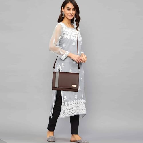 Image of ALSU Women's trendy Sling Bag | handbag | purse | crossbody bag| deattachable straps | adjustable straps |card slots side bag| phone pocket