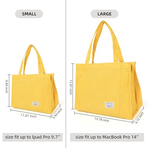 Image of Valleycomfy Corduroy Tote Bag for Women Travel Crossbody Bag Purse Women Shoulder Bags Work Handbags Everyday Hobo Bag