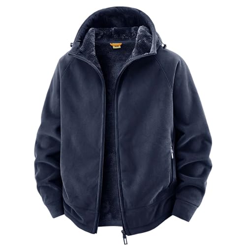 Manteau épais homme chaud doublé polaire doudoune parka