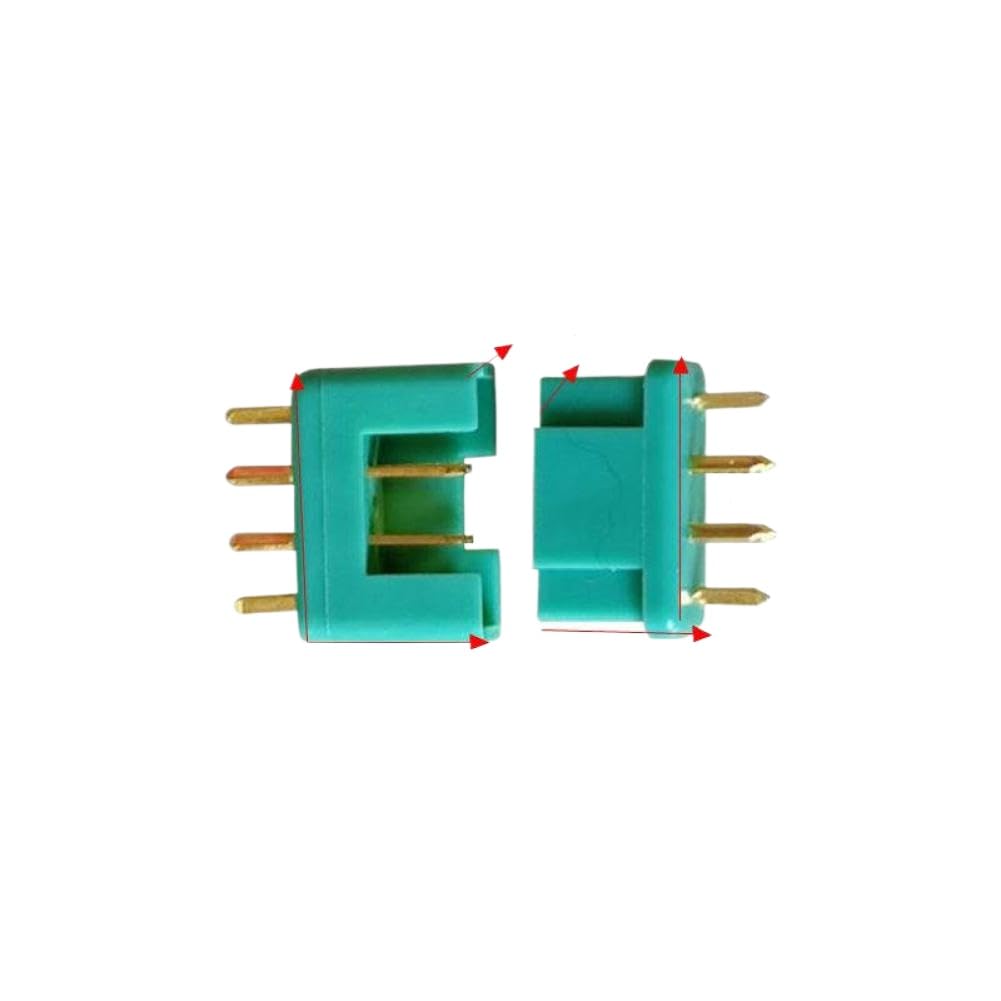 5 paia di connettori MPX 6 pin multiplex spina placcata pin 30Amp connettore maschio femmina compatibile con aerei RC