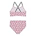 Juicy Couture Girls 4 Pack Two Piece Bikini Swimsuit Set, Kids Bathing Suit Swimwear Bikinis, Ombre, Size 12