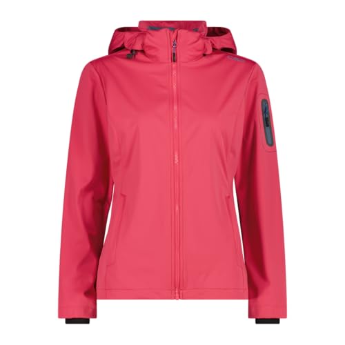 Veste pour femme softshell légère CMP 39A5016 manteau coupe-vent à capuche
