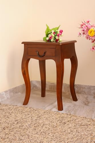 Wooden End Table for Living Room | Sofa Side Table for Home & Off...