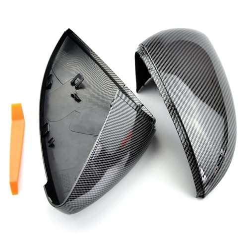 Coque de rétroviseur Golf 7 aspect carbone brillant pour MK7 GTI et 7R