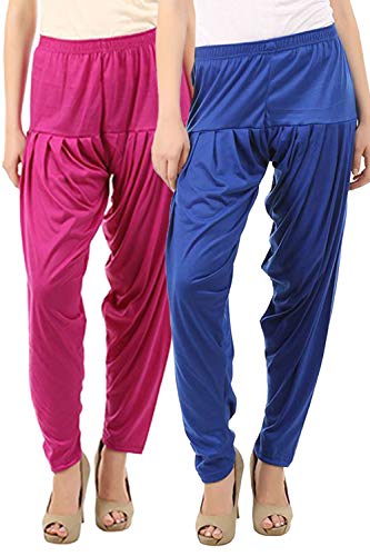 Image of Buy That Trendz Patiala Salwar for Women Relaxed Fit Viscose Patiyala Salwar Harem Bottom Pants