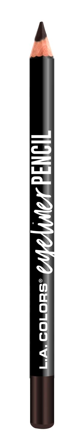 L.A. COLORS Eyeliner Pencil, Brown Black CP602A