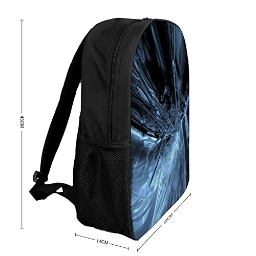 Sac à dos léger et ergonomique de 17 pouces avec imprimé 3D résistant - 2