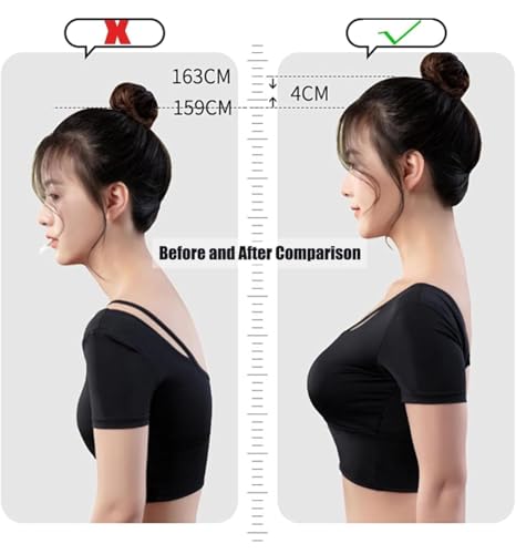 Image of ZEDAN Neoprene Posture Corrector for Men & Women | Adjustable Back & Shoulder Support Belt | Everyday Spine Alignment Strap | Comfortable Build with Universal Size Fit | Posture Straightening Brace