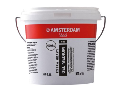 Acrylic extra heavy gel medium glossy bucket
