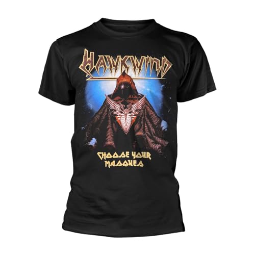 T-shirt Hawkwind Choose Your Masques pour fan de rock progressif vintage