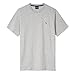 PS Paul Smith Men's Cotton Zebra Logo T-Shirt, Grey Melange, Large