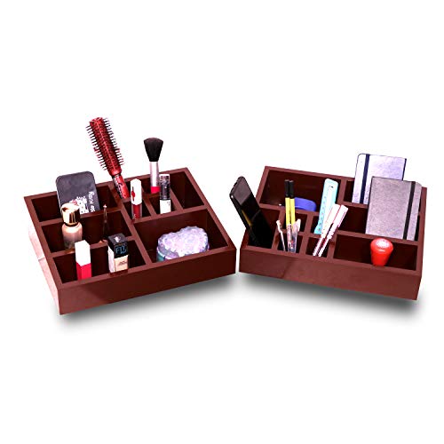 Image of Dime Store Makeup Storage Box Makeup Organizer Storage Box Cosmetic Storage Box Desk Organizer for Office Table Vanity Box