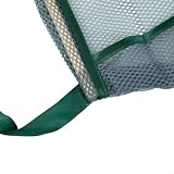 Sacchetti portaoggetti da cucina in rete traspirante, grande capacità, multiuso, organizer per frutta e verdura, montaggio a parete, in cotone e lino, riutilizzabili, per la casa (extra large doppio)
