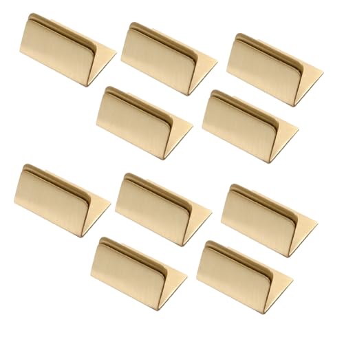 Porte-cartes de table en laiton de grande taille pour décoration chic (lot de 10)