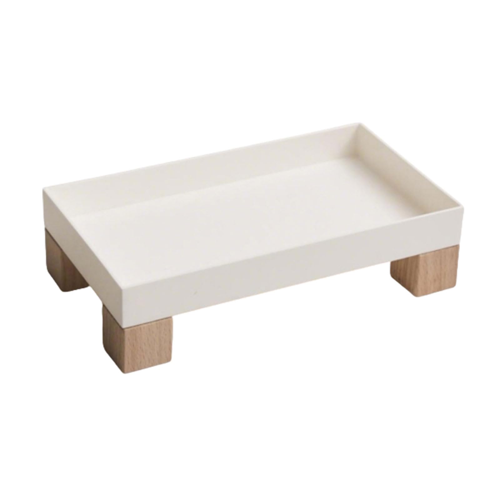Tsophreniq Handcrafted Wood Square Desk Organizers with Sturdy Construction in Multiple Size Addition Square Desk Planner