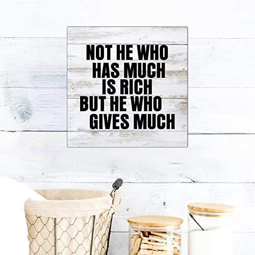Panneau mural en bois avec citation objet déco maison et cuisine - 4